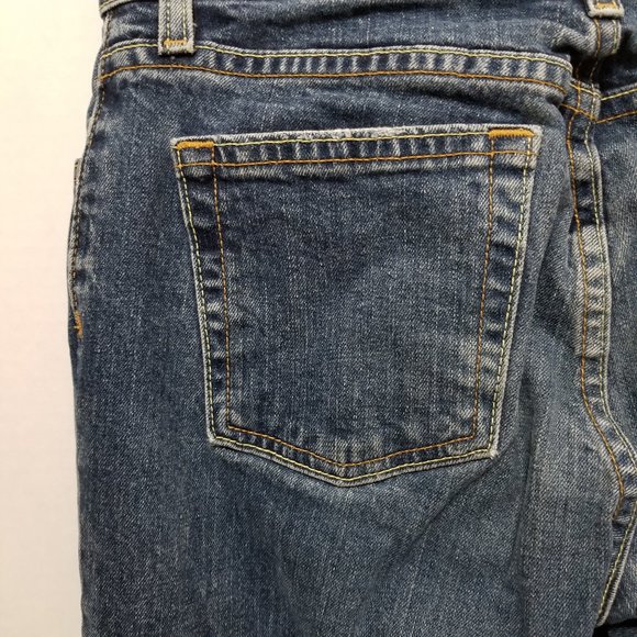 Old Navy jeans 4 Bootcut Just Below Waist lightly distressed denim VINTAGE - Picture 11 of 16